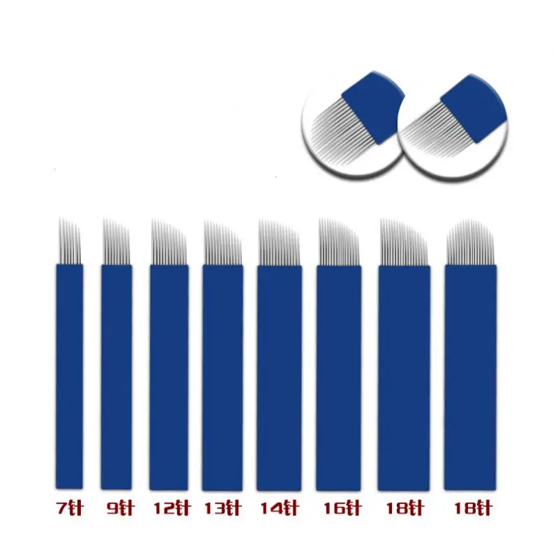 Wholesale Disposable Eyebrow Embroidery Tattoo Blades Microblading Needles Cartridges