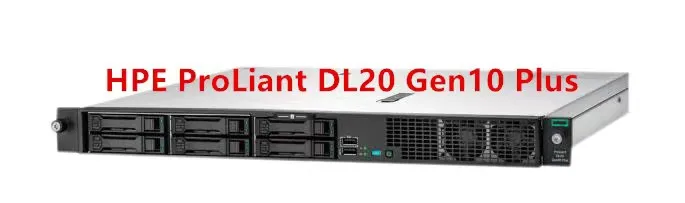 Cheap Server HPE  DL20 Gen10 E-2244G1P 16GB-U S100i 4SFF  290W PS 1U Rack Server Smart rack server