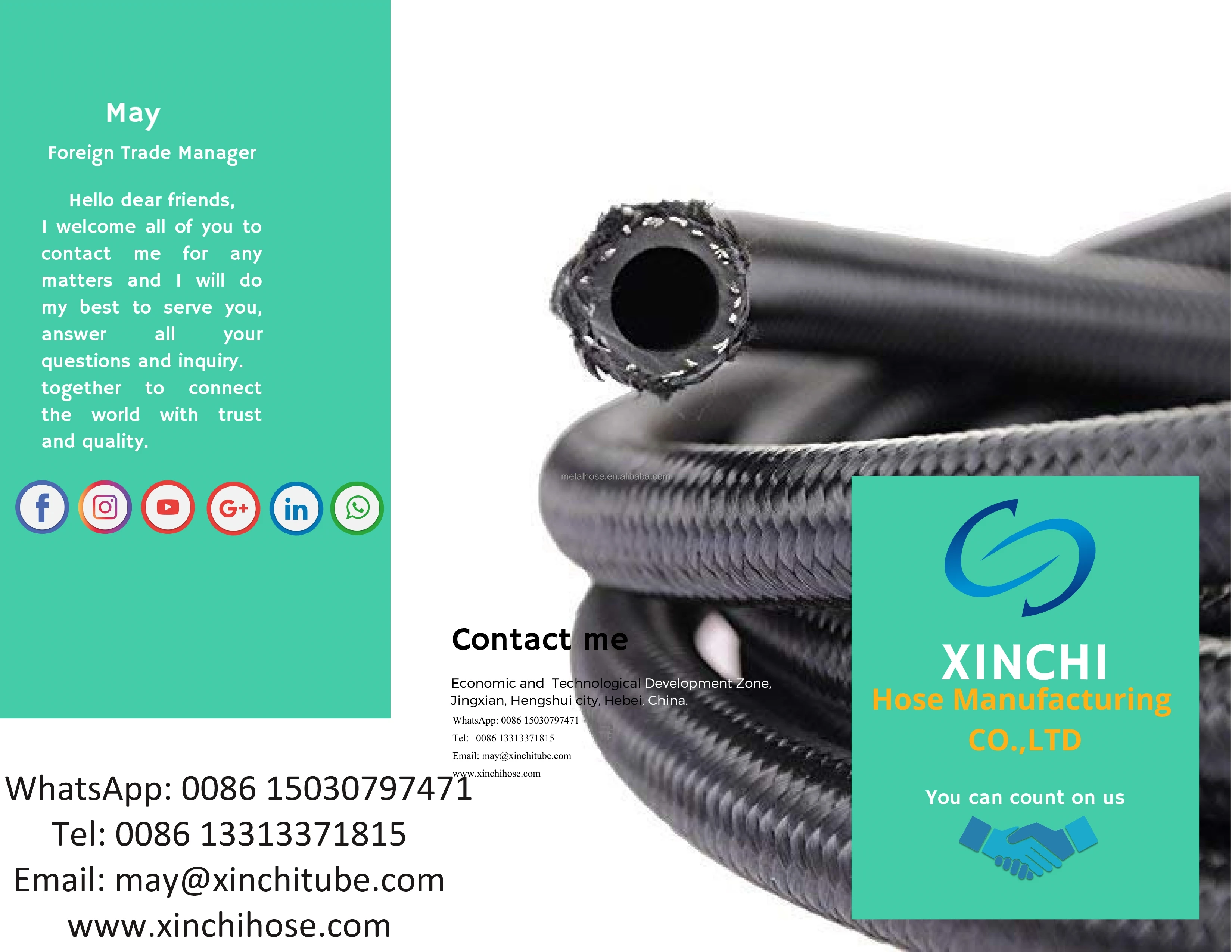 Xinchi hose contact May