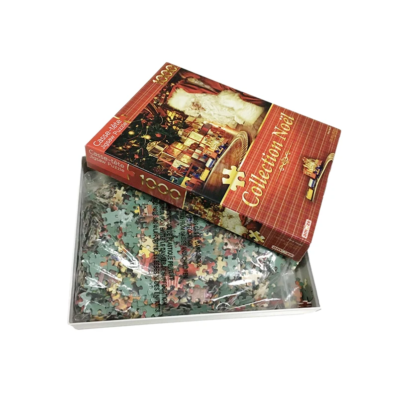 Free sample custom print puzzle custom puzzle manufacturer