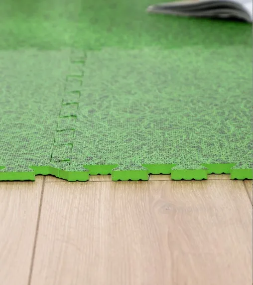 Garden lawn pattern patchwork foam floor mat climbing mat/Crawling pad home bedroom living room amusement park thickening