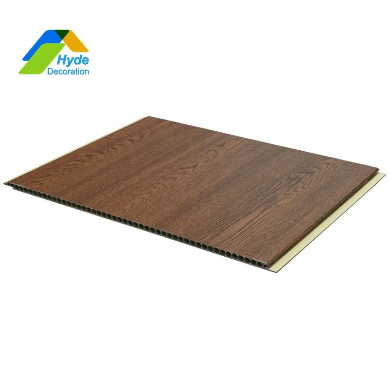 400mm Woodgrain Plastic Bamboo Composite Pvc Wall Panel in vietnam