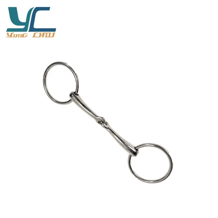 stainless steel horse equine ring snaffle bits