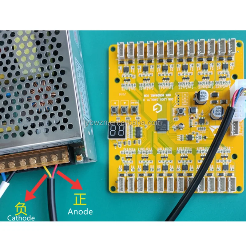 Baiwei smart electronic locker software test demo with SDK &API document RS485 lock control boards and smart locker accessories