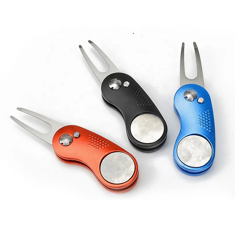 Factory New Popular Golf Divot Tool Ball Marker Custom Logo Bulk Golf Divot Tools for Club Gifts With Cheap Prices