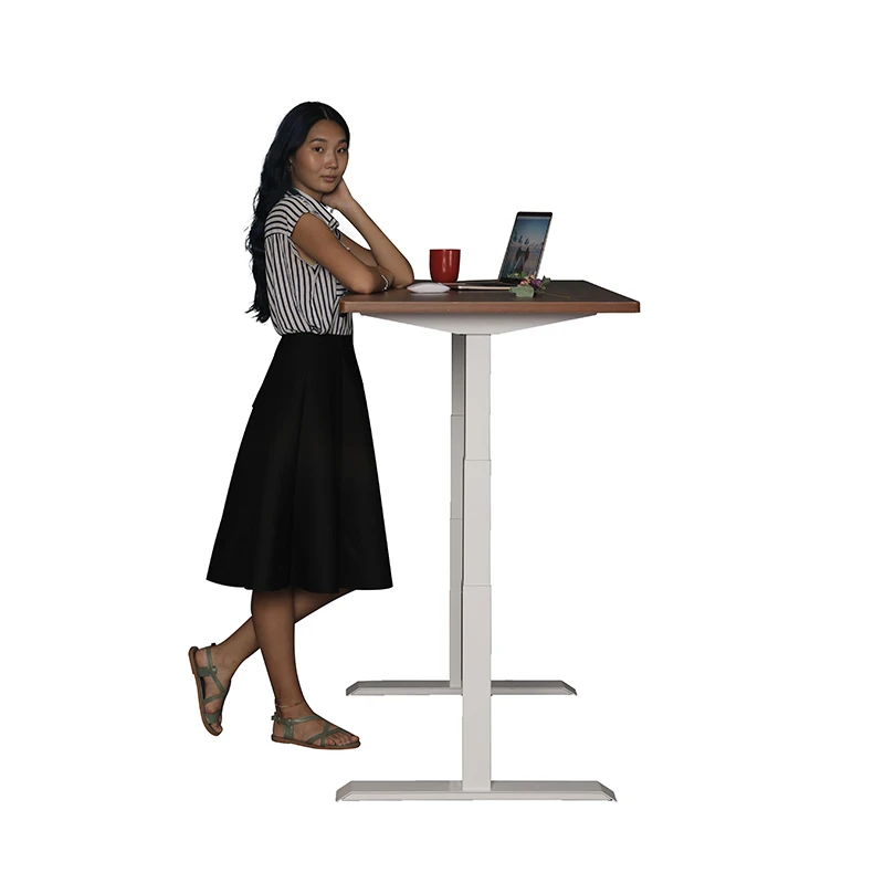 hand crank adjustment MDF Board crank adjustable sit stand table standing desk underframe