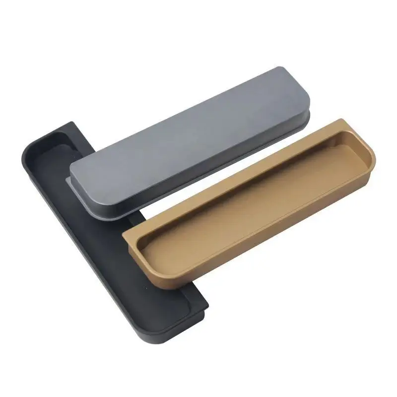 Modern Simplicity Embedded Concealed Handle Wholesale Sliding Door Invisible Slotted Handle Kitchen Bedroom Hotel Dresser Drawer