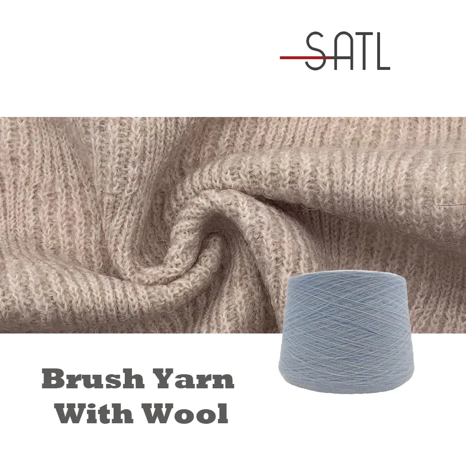 Non Mulesed Wool Yarn 1/12.5NM 46% Acrylic 28% Nylon 20% Post Polyester 3% Wool 3% Spandex Blended Yarn For Crochet Knitting