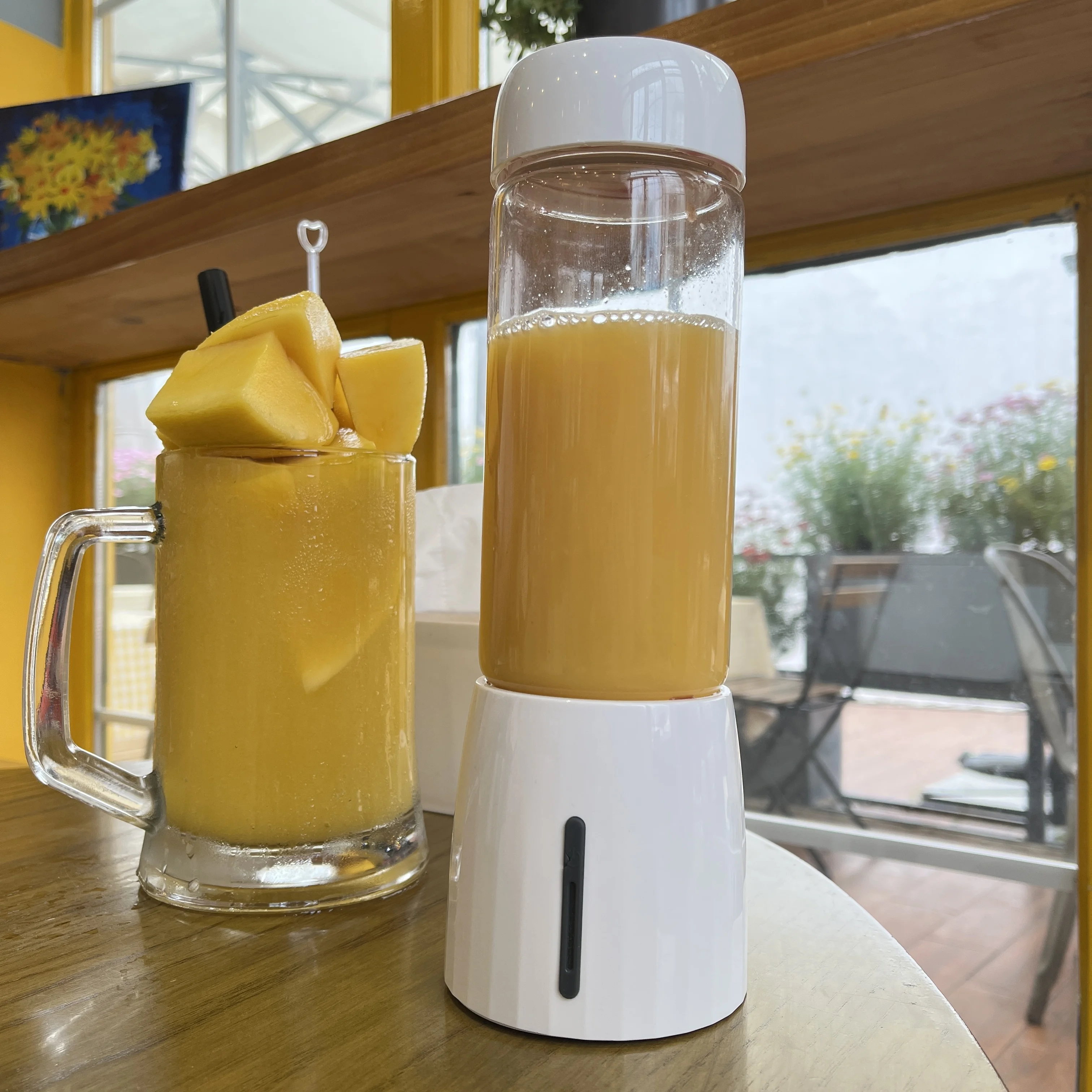 Personal mini blender juicer mixer smoothie maker high borosilicate glass blender portable juicer personal blender