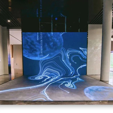 Rollable Stage Led Interactive Rolling Dance Floor Standing Support Display Screen Mounted Touch For Concert