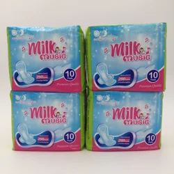 milk music sanitary pad women sanitary napkin towel supplier in China