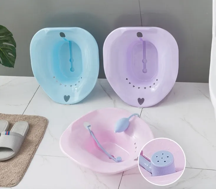 Best Selling Hip Bath Sitz Bath Washing Hip Basin Folding Portable Bidet Fits Yoni Steam Seat Care Basin Bathroom