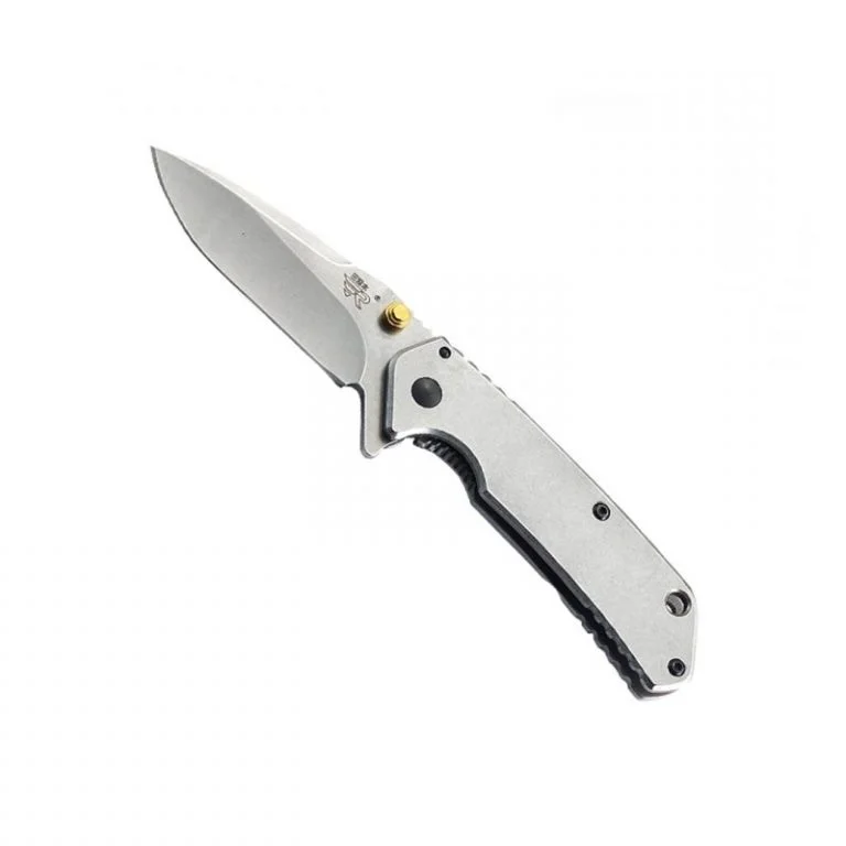 CUSTOM 7056LUF-SF Pocket Knife EDC Knorr-bremse Discount Benchmake Wood Engraving Multifunctional Knife with Opener OEM/ODM