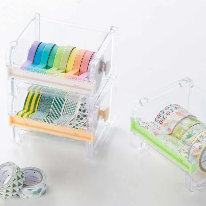  Коробка для резки ленты washi удобный держатель хранения бумажной ручной