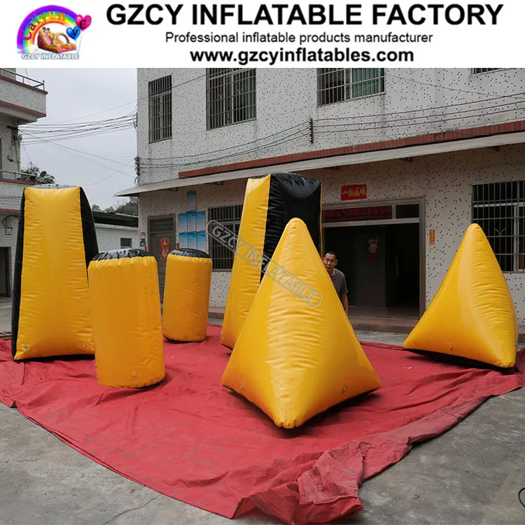 inflatable paintballgun paintball inflatable paintball field on hot sale