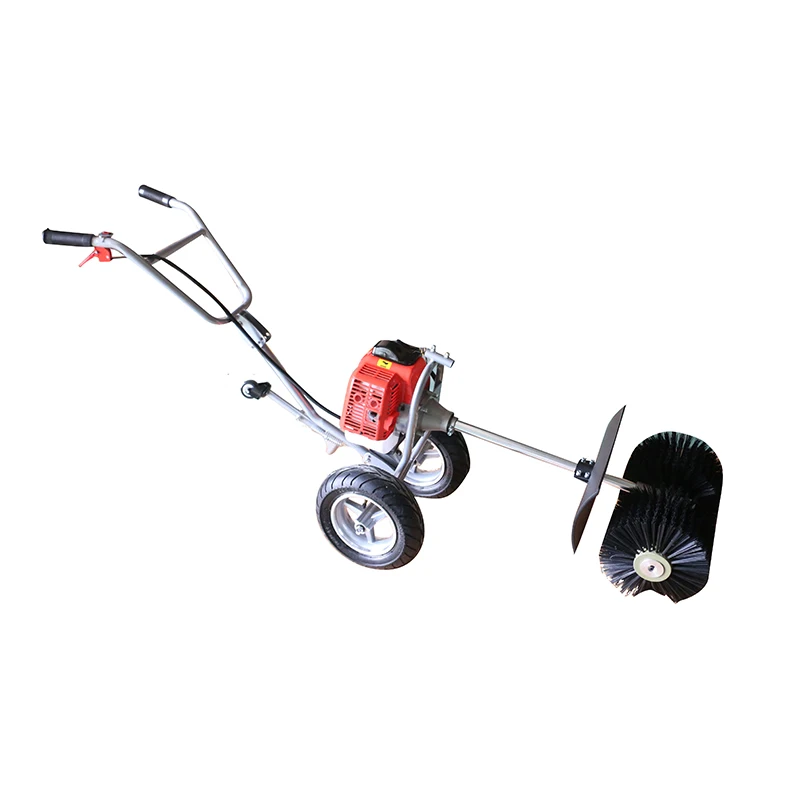 2 stroke 52cc hand push seeper for cleaning snow fallen leaves dust stains