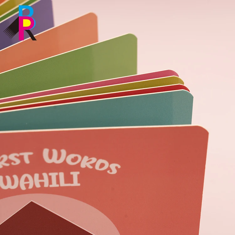 Индивидуальная детская книжка с книгами английская настольная книга печать моих первых слов коробкой