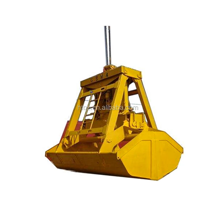 Electrohydraulic Double Flap Grab Bucket Lifting Material Machine Grab Industrial Electric Hydraulic Grab With Single Crane