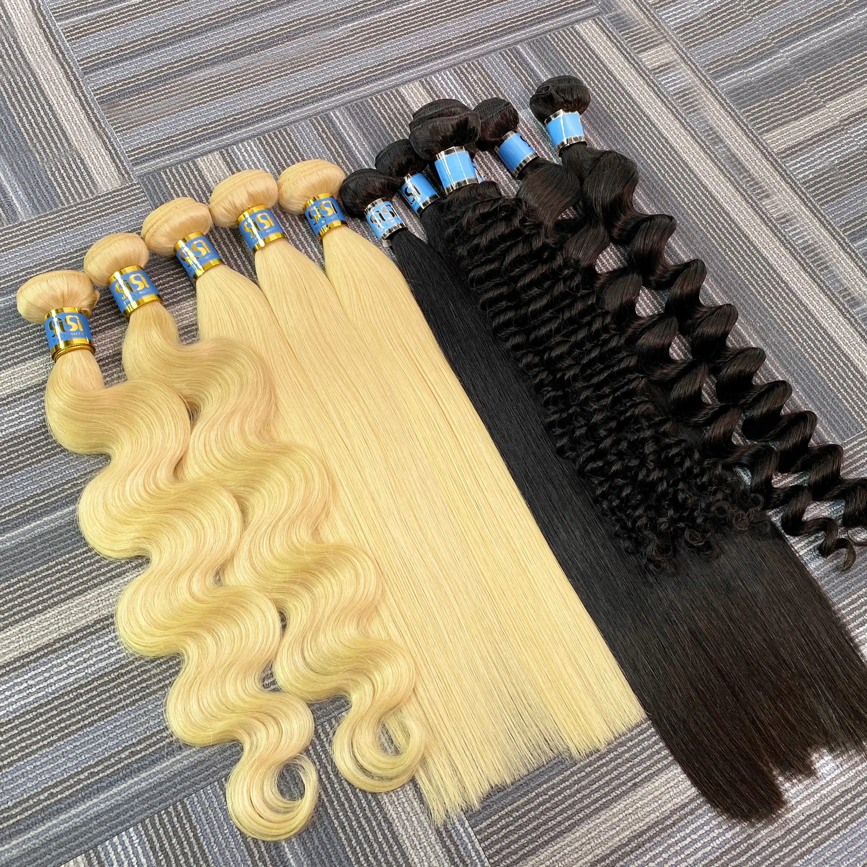 
Wholesale Raw Virgin Brazilian Cuticle Aligned Hair, Double Drawn 100 Human Hair Vendor, Virgin Mink Brazilian Hair Bundles 