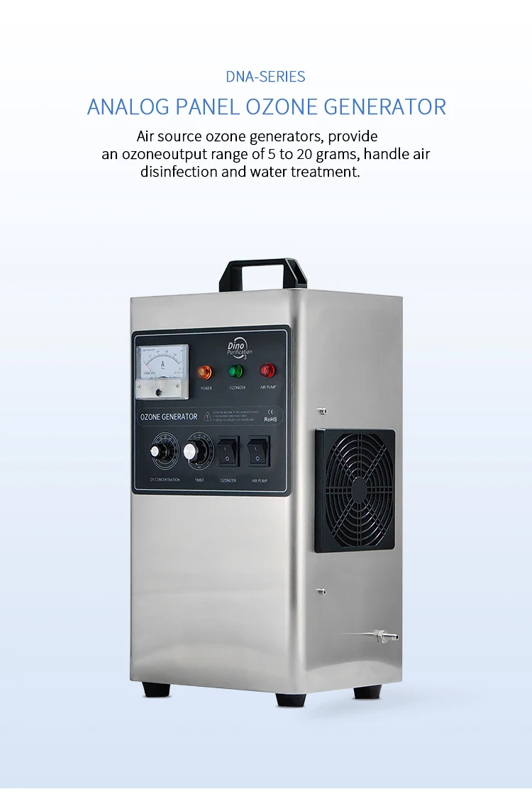 Portable 5G Purificacion de aire con ozono Ozone Generator for Smoke Smell Generador de ozono