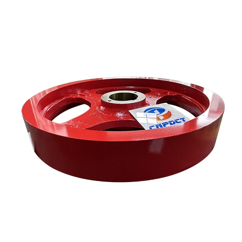 Запчасти для горнодобывающей машины ременный шкив щекового дробилочного колеса