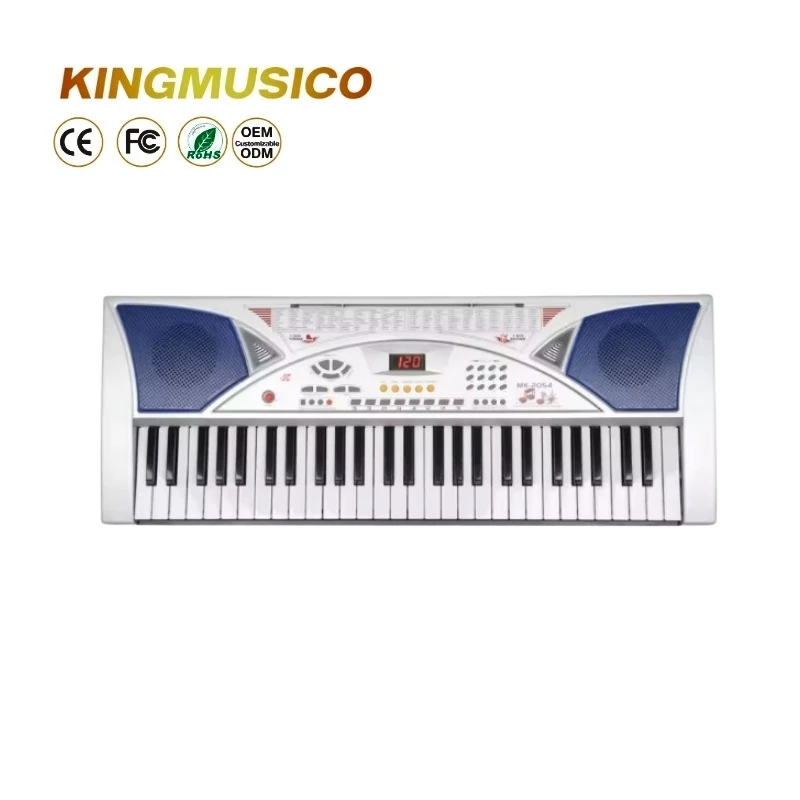54-Key Electronic Music Keyboard for Kids - Educational Musical Instrument with Built-in Songs and Rhythms