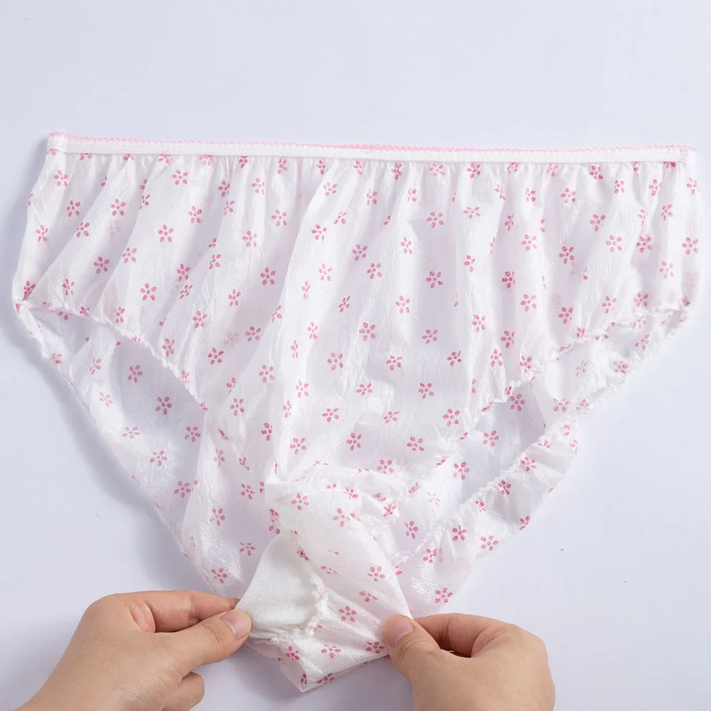 Online women disposable underwear sanitary pad with top quality disposable underwear for spa