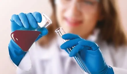 High Quality Blue Nitrile Glove Laboratory Chemical Resistant Powder-free AQL 1.5 Disposable 9 Inch 3.5 Mil Blue Nitrile Glove