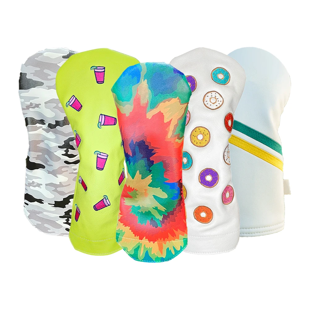 PRIMUS GOLF Custom Logo Embroidery Pu Leather Golf Club Head Covers Driver Wood Accessories Golf Headcovers