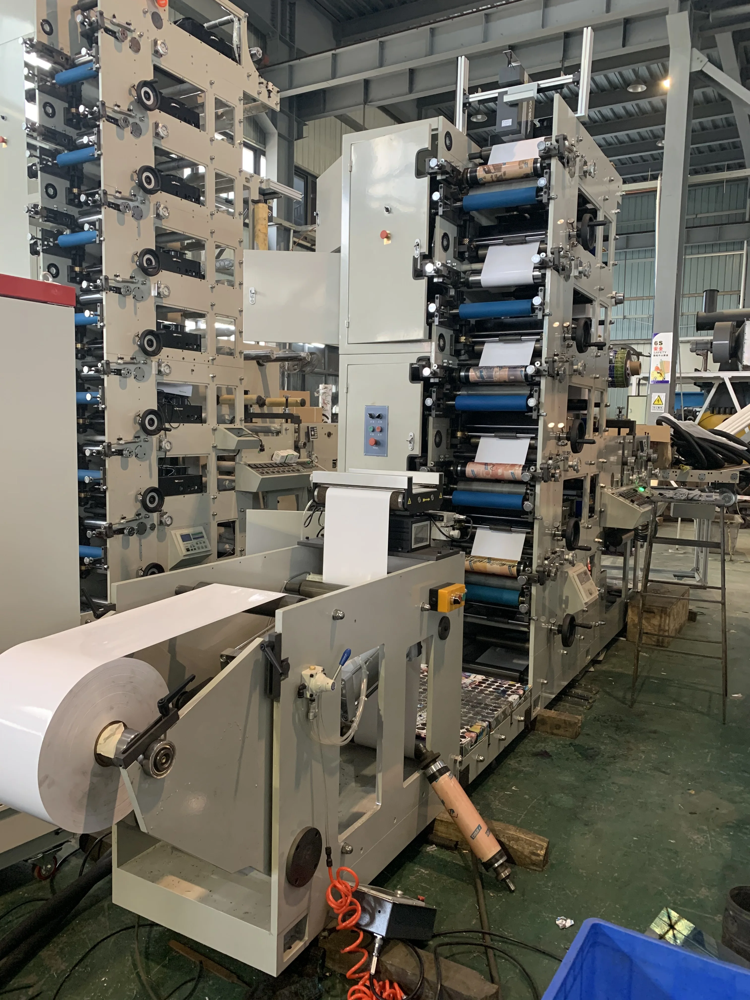 GP-480-5C 5-Color Flexographic Printing Machine For Label Self-Adhesive Paper