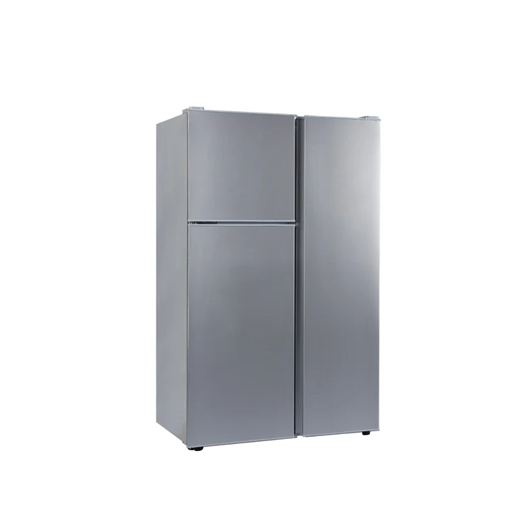 125T 12V/24V DC Three-doors Miniature Solar Home Used Refrigerator
