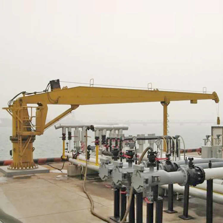 Hydraulic Boom Marine Pedestal Deck Ship Crane for Sale