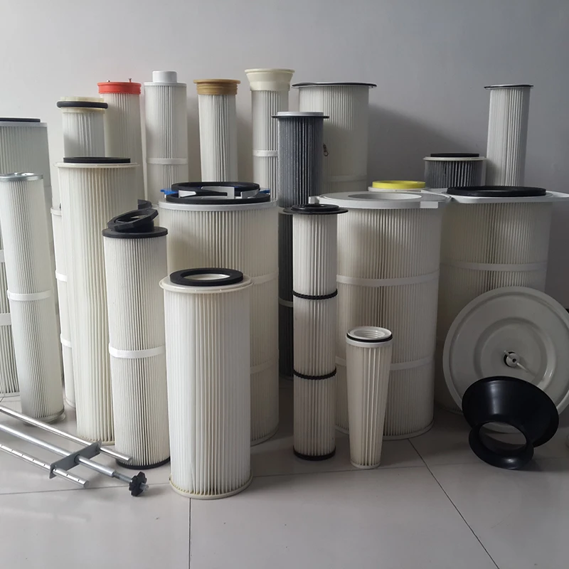 Filter Manufacturer Spun Bond Non Woven Polyester Industrial Cartridge Dust Collector Air Cylinder Hepa Filter