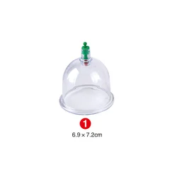 Прямая поставка с завода: вакуумные чашки для терапии Hijama #1 #2 #3 #4 #5 #6