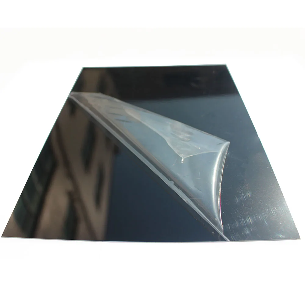 Black Mirror Aluminum Alloy Metal Sheet Roll Coil Wall and Ceiling Decoration Coated Reflective Aluminium Plate Laser Engrave