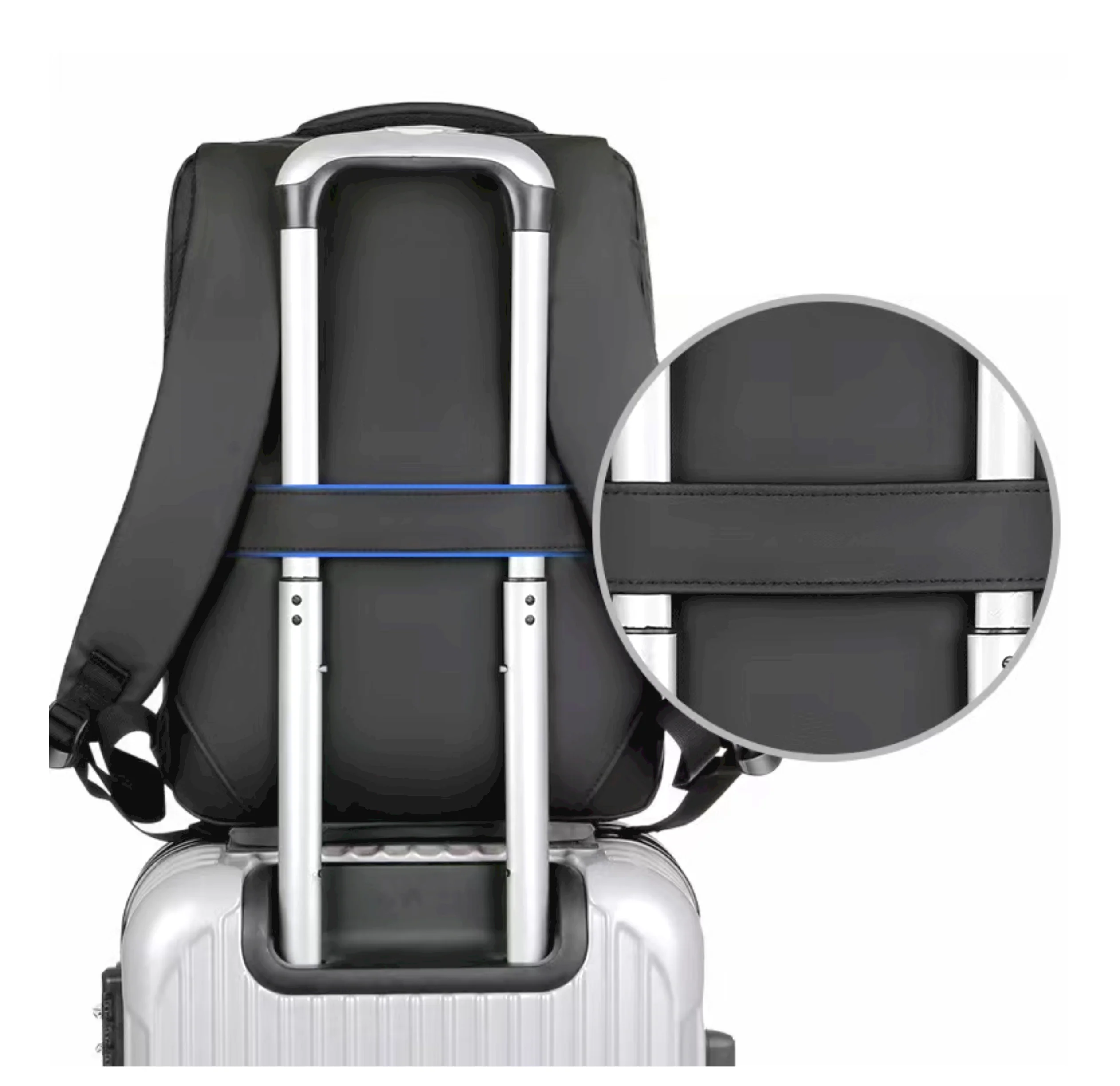 Business Smart Computer Mochila Usb Charging Port Men Computer Bagpack Anti-theft Custom Laptop Backpacks