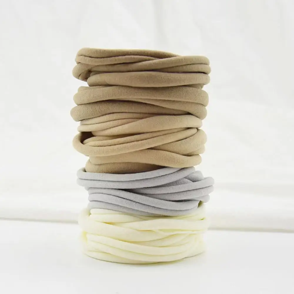 Ready To Ship In Stock Hair Elastic Bands Soft Multi color Hair Bands Rubber bands For Girls