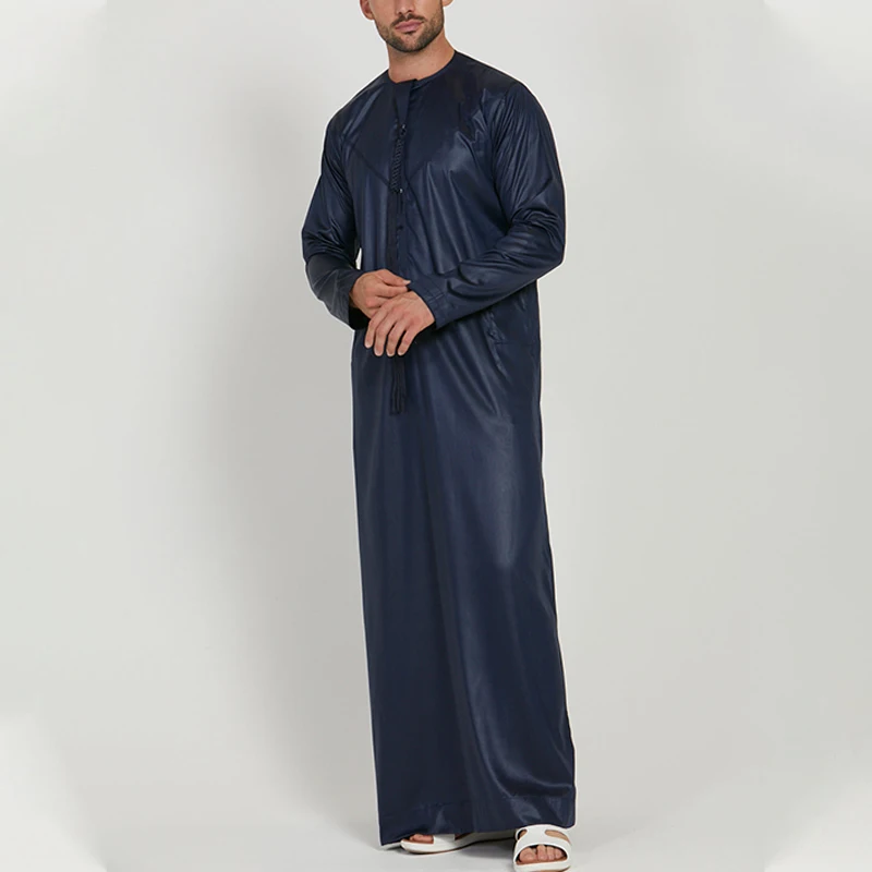 Hot selling men muslim clothing arabic thobe abaya moroccan thobe men muslim muslim dress middle eastern men thobe