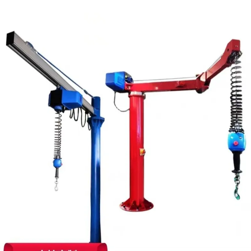 Mini Hand Operated Mobile Fold Arm Jib Crane  Design Small  Price 1 Ton 3 Tone Electric Cantilever Self Standing JIB Crane
