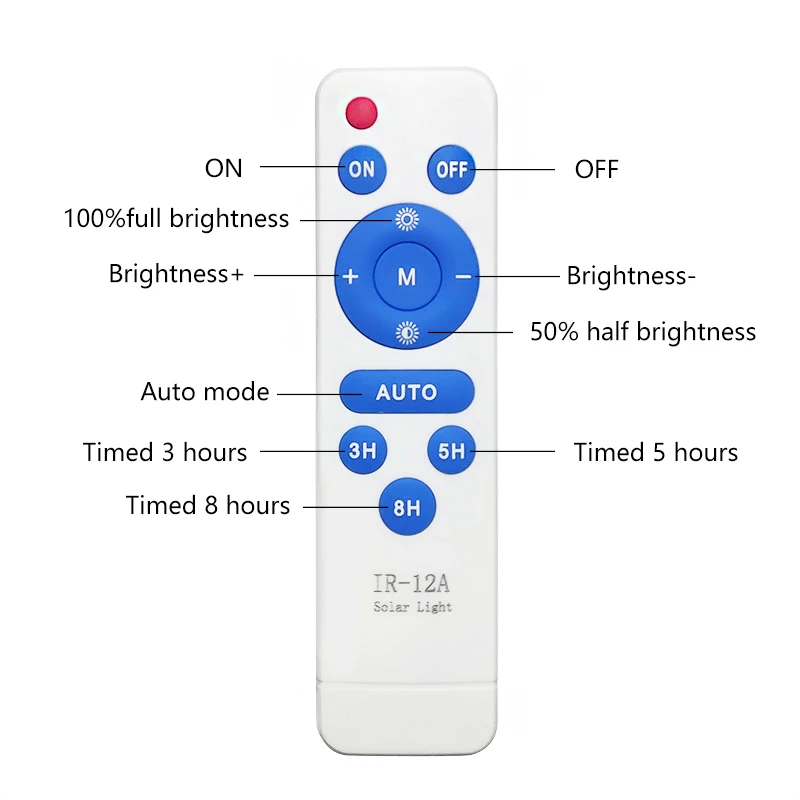 Emergency Solar Tube Light LED 100W 200W 300W Solar Wall Lamp With Remote Control LED Tube Light Solar Powered
