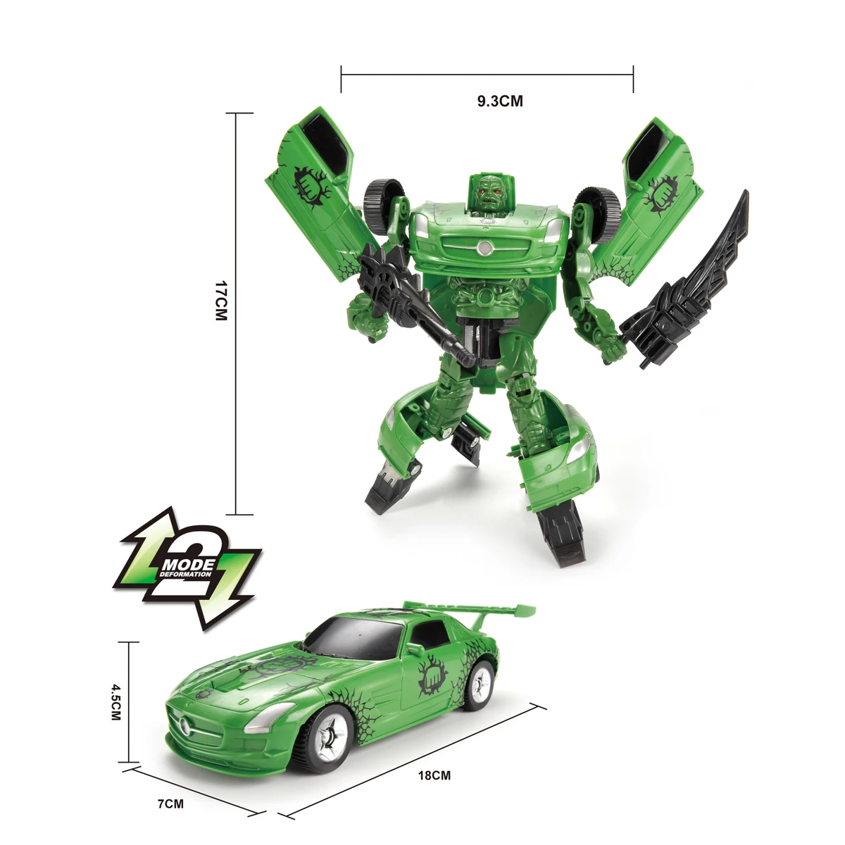 new wholesale battle game deformation warrior toy series with forward & backward