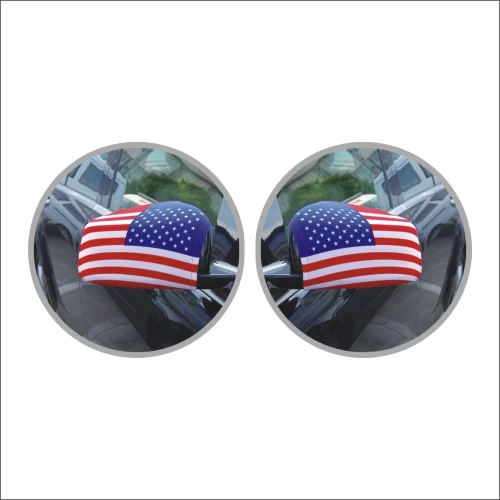 Custom American car mirror cover flag