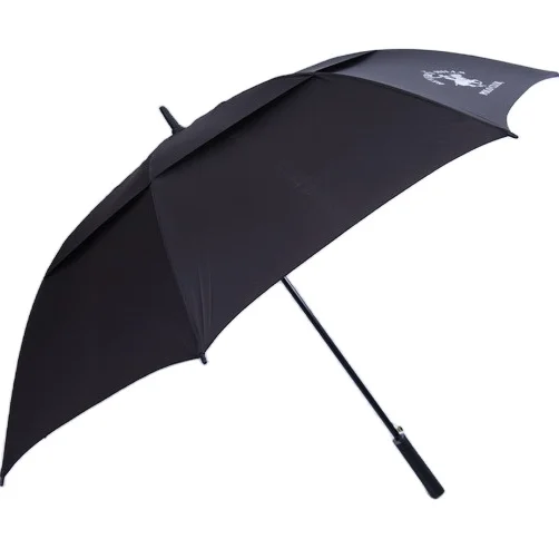 Promotional golf umbrella size in 30  double canopy vented free sample for sale