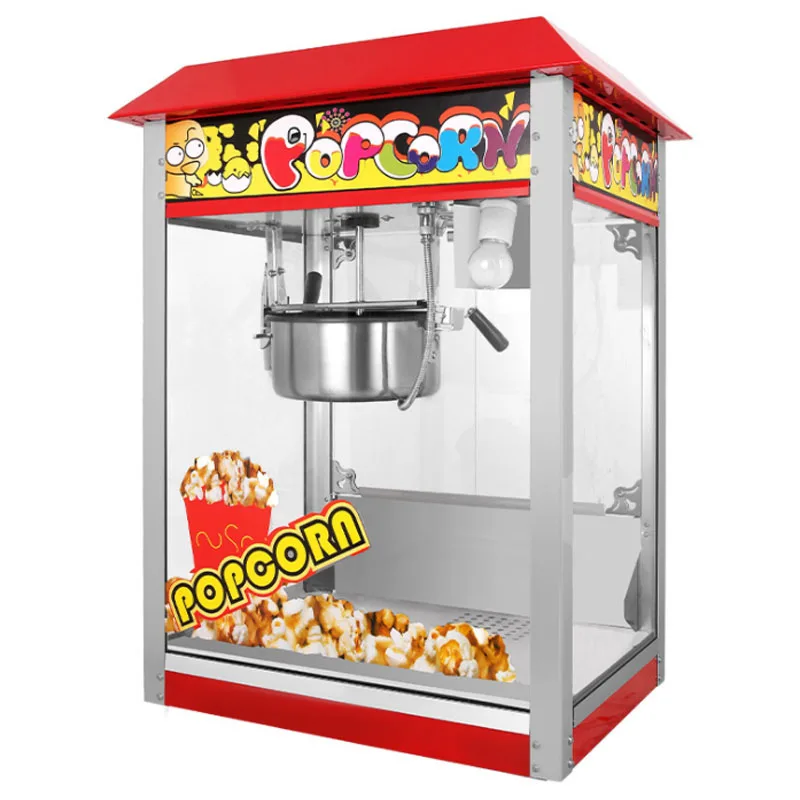 China cinema big automatic Commercial electric factory popcorn machine industrial commercial popcorn machine