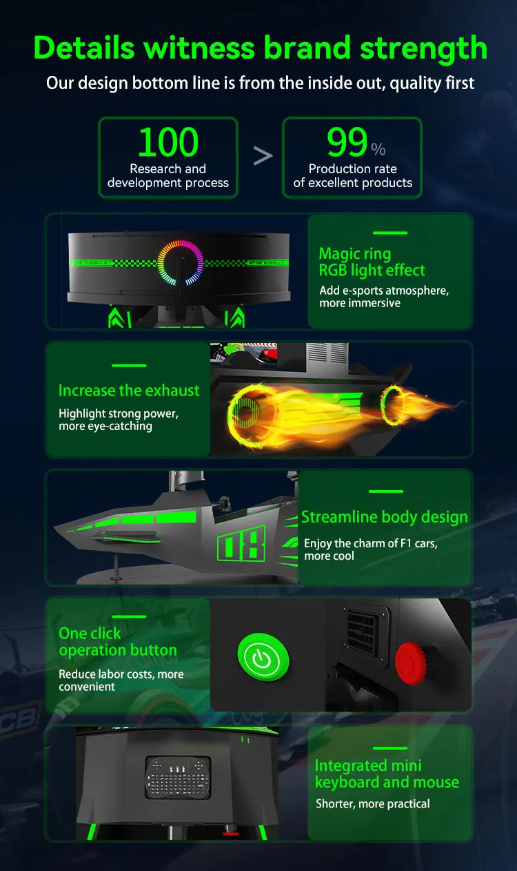 VR Star Space sega rally racing game machine VR Machine Manufacturer Virtual Reality Theme Park Roller Coaster Game Machine