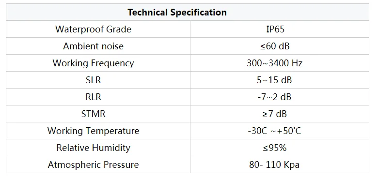 Высокое качество общественной телефонной трубки для телефонной будки, водонепроницаемый