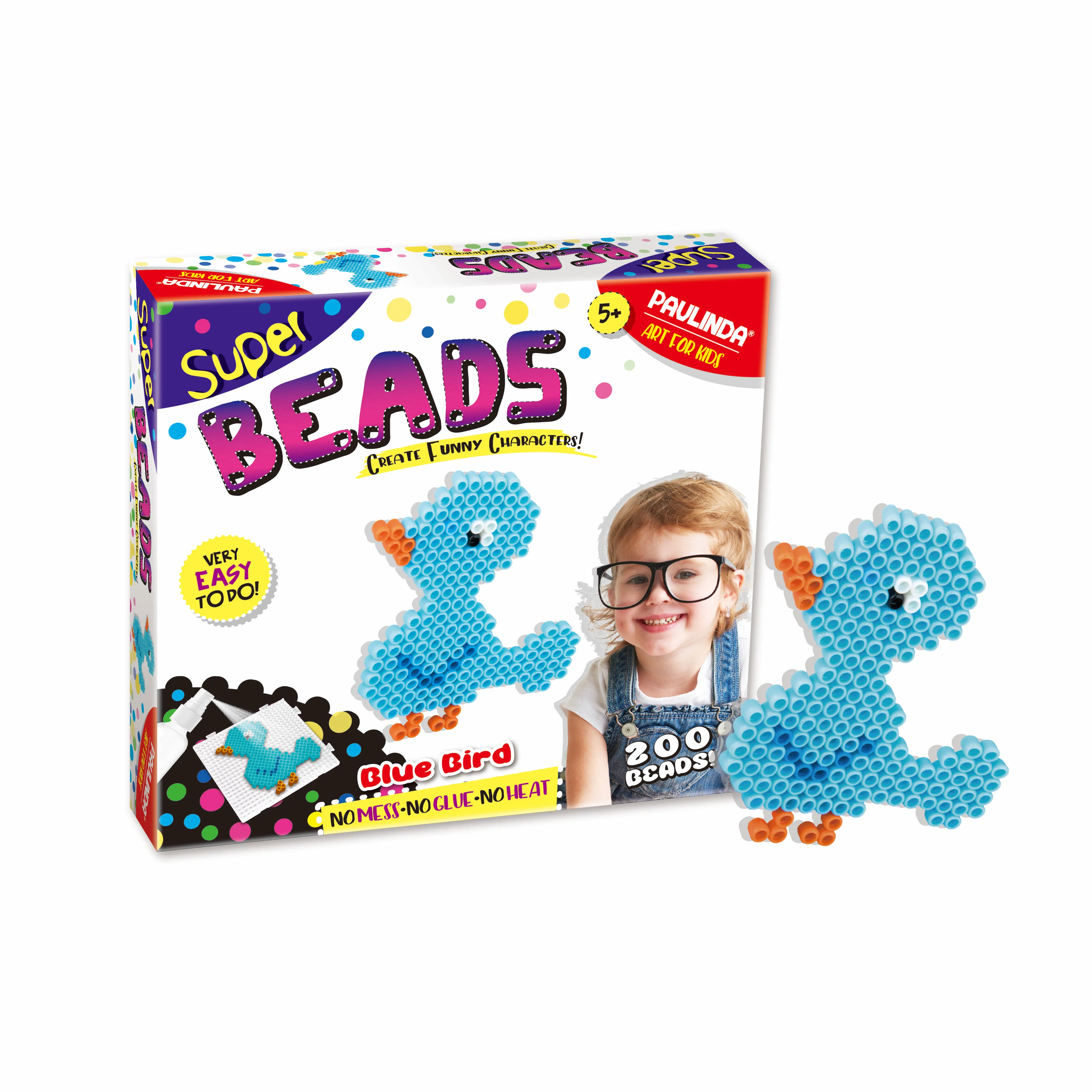 
Fun Project Educational Customized DIY Magic Water Fuse Beads Super Beads Kit with Pegboard 