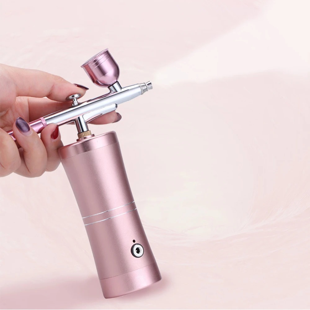 CYMRIX Portable Dual Action Nozzle Airbrush Kit Compressor Air Brush Paint Spray Gun Art Desgin Tattoo Cake Air-brush