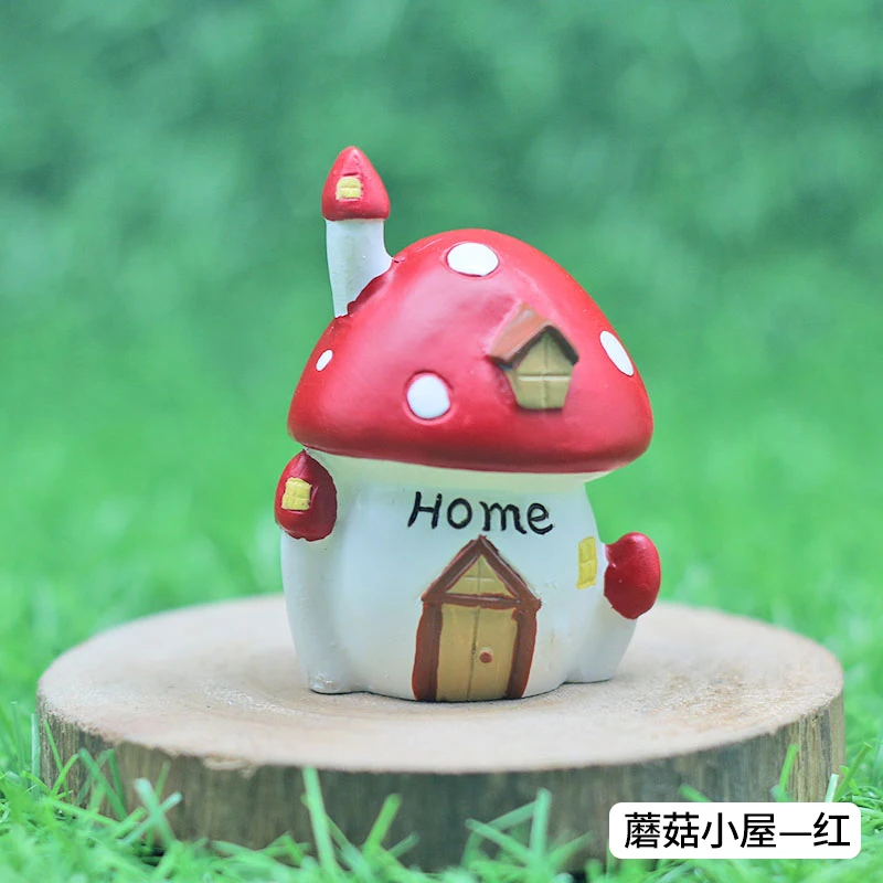 Лидер продаж, настольный декор Roogo из смолы ручной работы для детского сада, миниатюрная коричневая машинная мышь, предметы интерьера для продажи