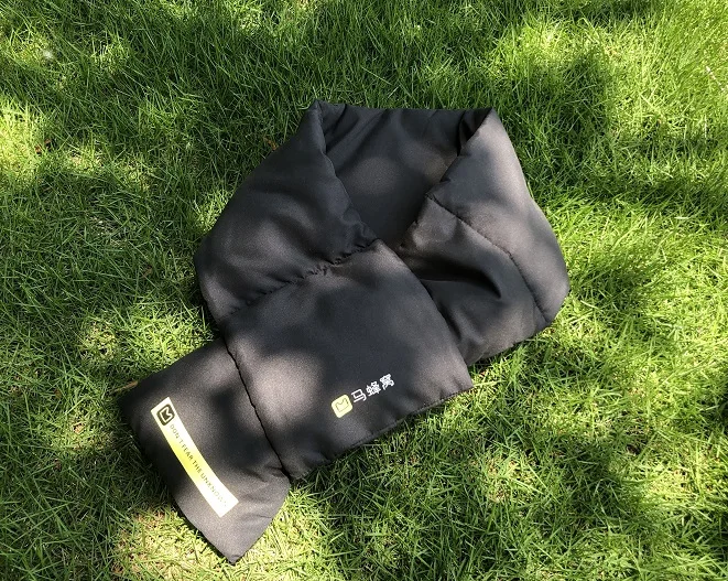 Winter Custom Quilt Polyester Padded Eco-friendly Sustainable Recycled rPET Neck Scarf Street Style Sports Athleisure